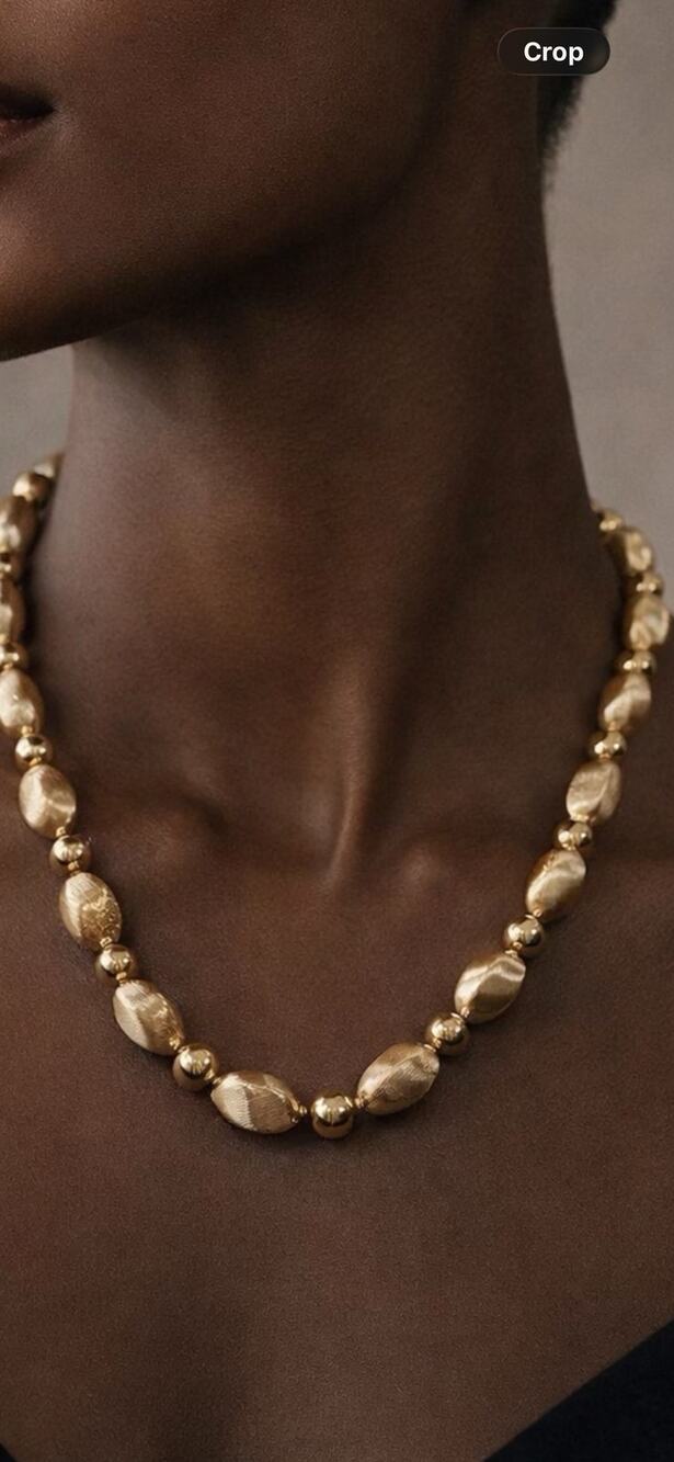 Vintage Napier Gold Tone Chain Necklace 24 Inch Classic Signed